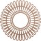 Ekena Millwork Cornelius Wood Fretwork Pierced Ceiling Medallion, Wood (Paint Grade), 30"OD x 11 1/8"ID x 3/8"T CMWP30X0375CRMF - alternate 1